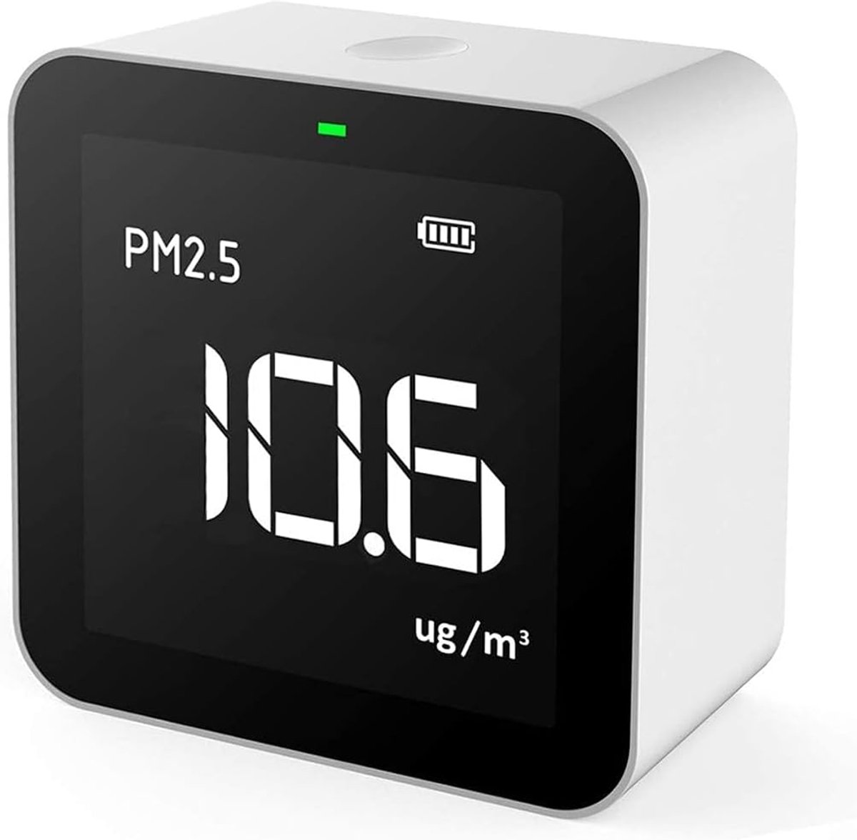 CO2 Meter PM2.5 HCHO TVOC AQI Professionele Elektrochemische Sensor Detector Tester met Real Time Display-Oplaadbare Batterij