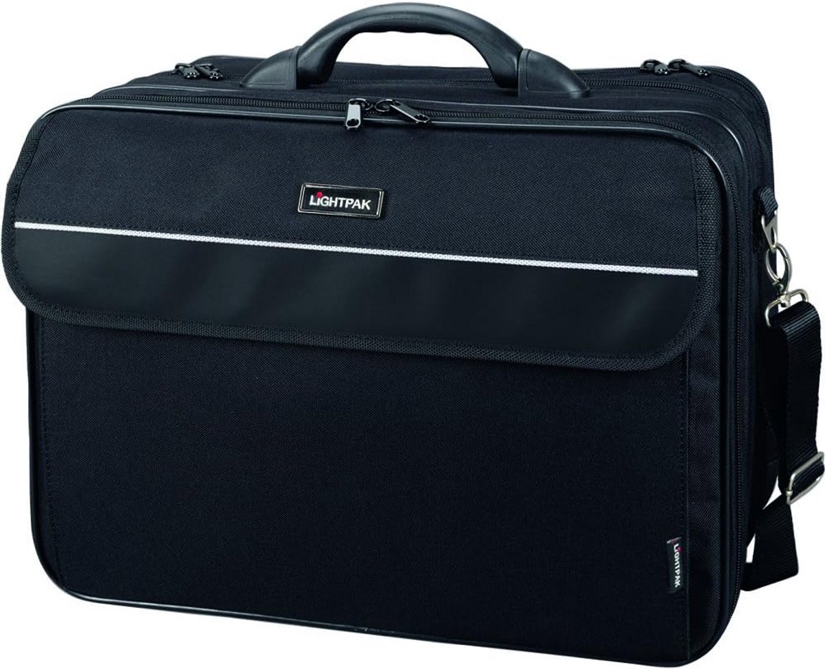 Zwarte Multifunctionele Laptoptas van Nylon voor Heren en Dames - Ruim en Professioneel