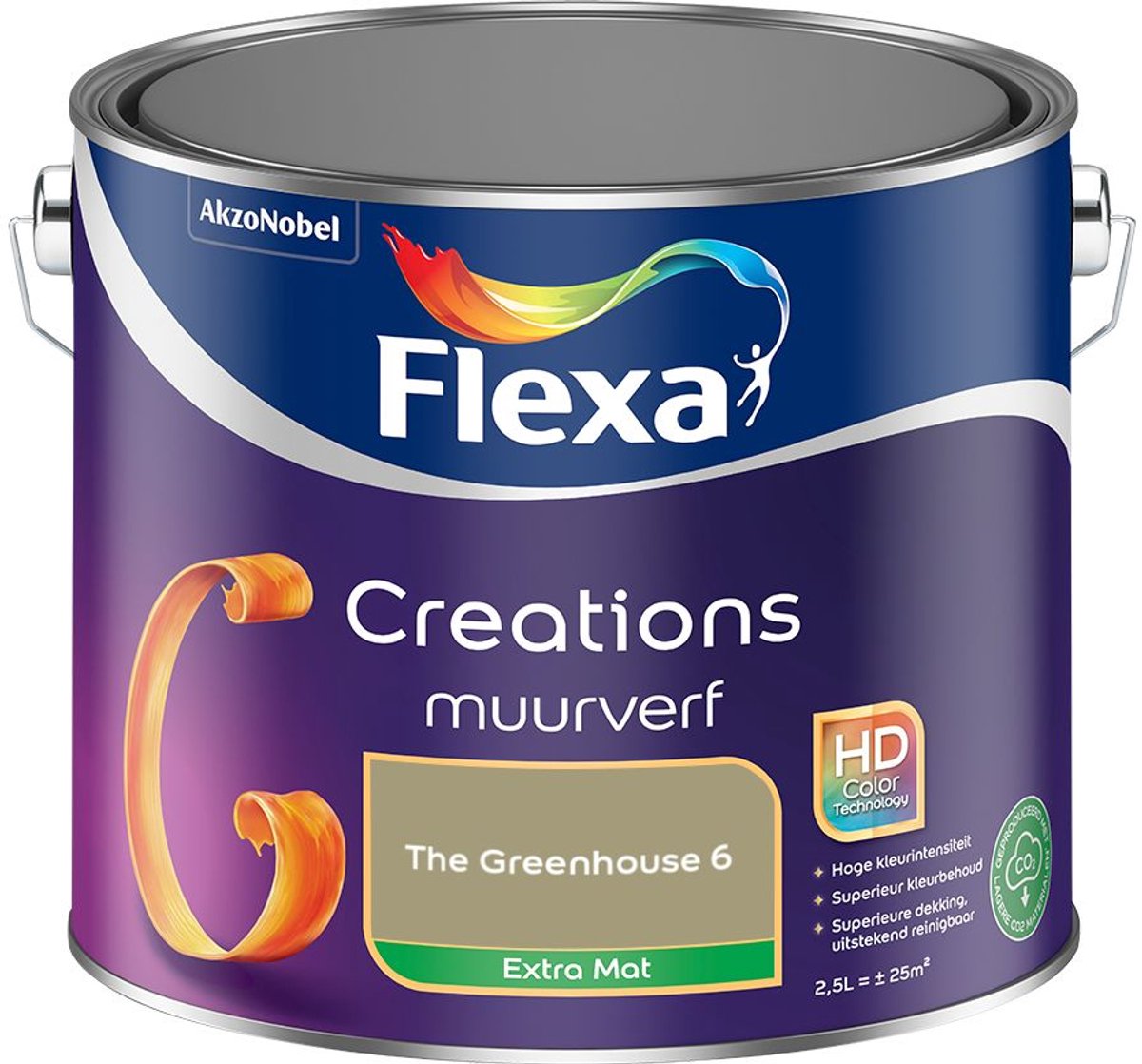 Flexa Creations Muurverf Extra Mat The Greenhouse 6 2,5 L