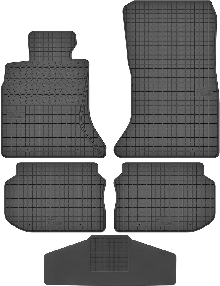 Max-Dywanik Serie - BMW s5 F10 F11 Rubbermatten - 2010-2013 - Zonder Stoppers