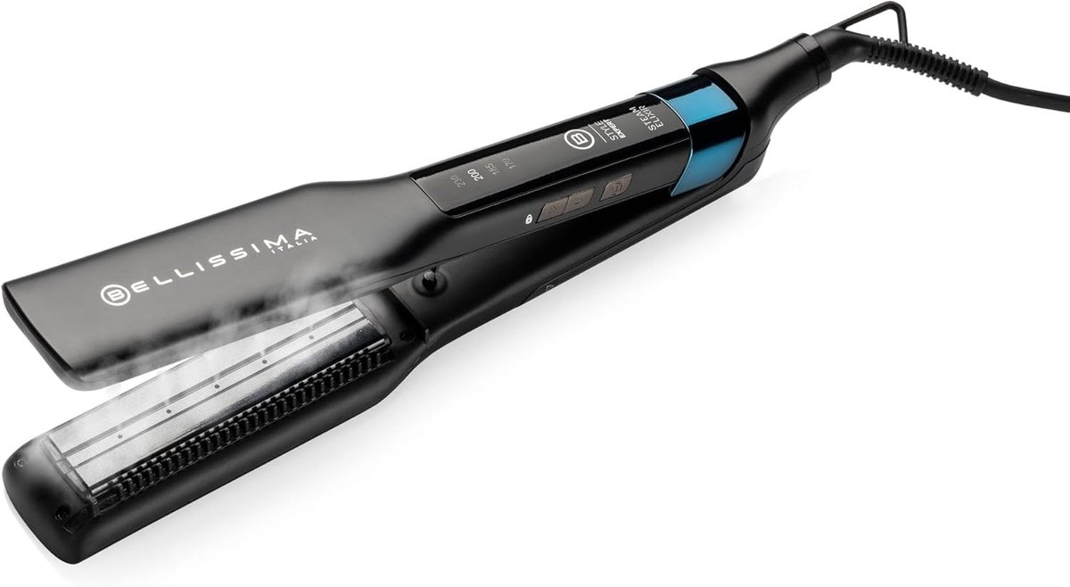 Professionele Stijltang met Digitale Temperatuurinstelling en Anti-Frizz Werking