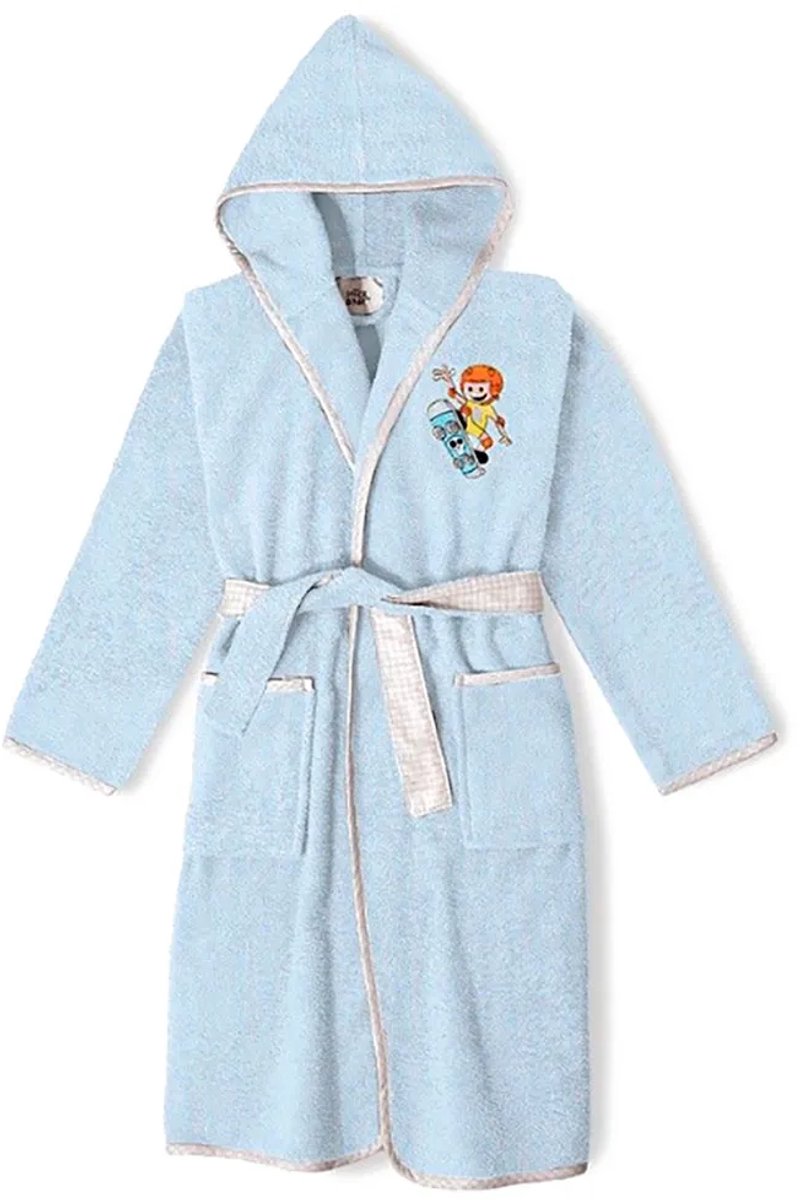 Interbaby Badjas Blauw 14-16 Years Jongen