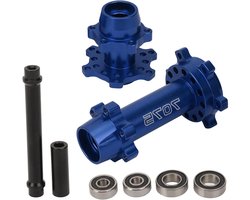 RC-Motorfiets Zeskantnaaf - Duurzaam aluminium voor- en achterwielnaaf zeskant - Geschikt voor LOSI 1/4 Promoto MX - Elektrische motorfiets - Blauw