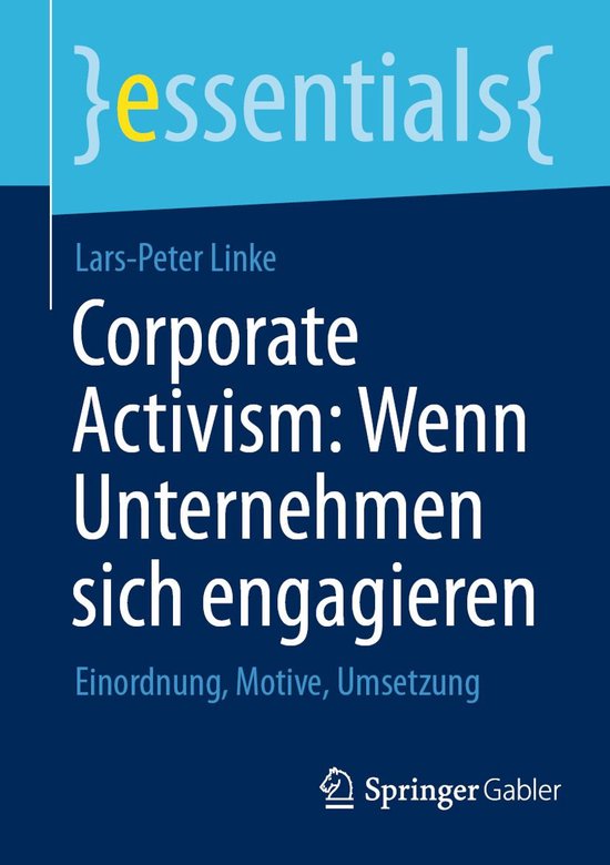 Business and Economics (German Language) - Corporate Activis ... - cover