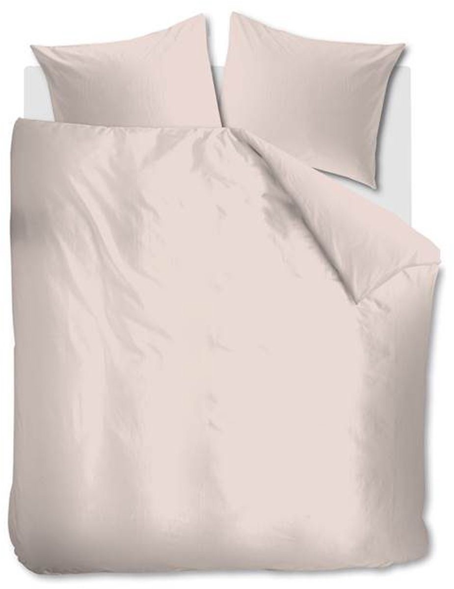 Ambiante Cotton Uni Dekbedovertrek - Tweepersoons - 200x200/220 cm - Light Pink