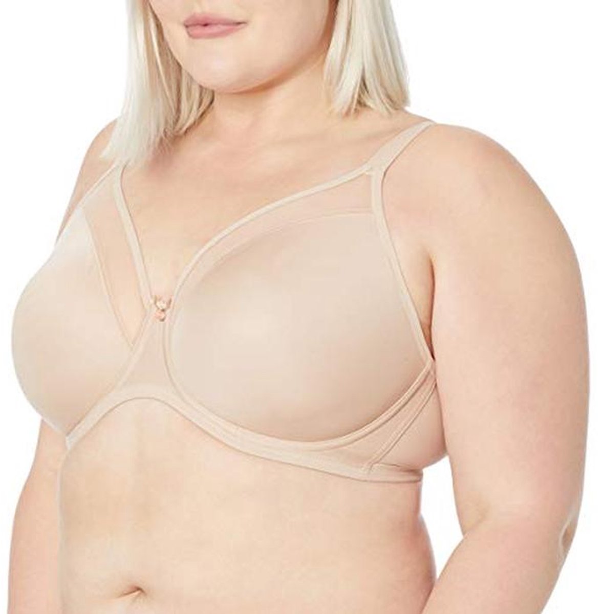 Plus Size Gladde Onderdraad Gegoten BH voor Vrouwen - Sahara - 44FF