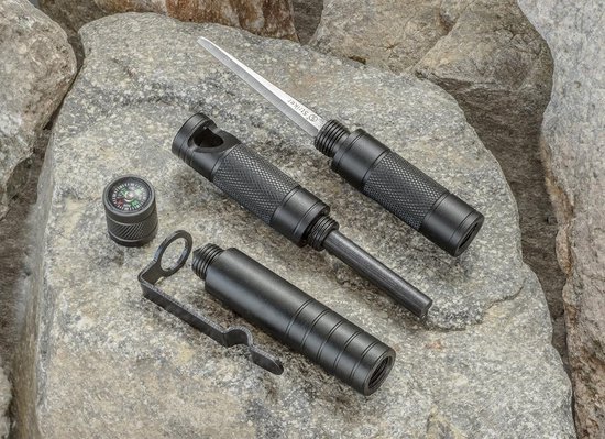 Compacte 5-in-1 Survival Tool voor Buitenactiviteiten en Noodgevallen — afbeelding 3