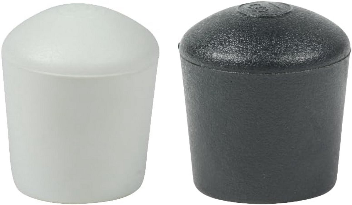 16 Stuks Dome Vormige Meubelpoten voor Tafels en Stoelen - Beschermdoppen Zwart