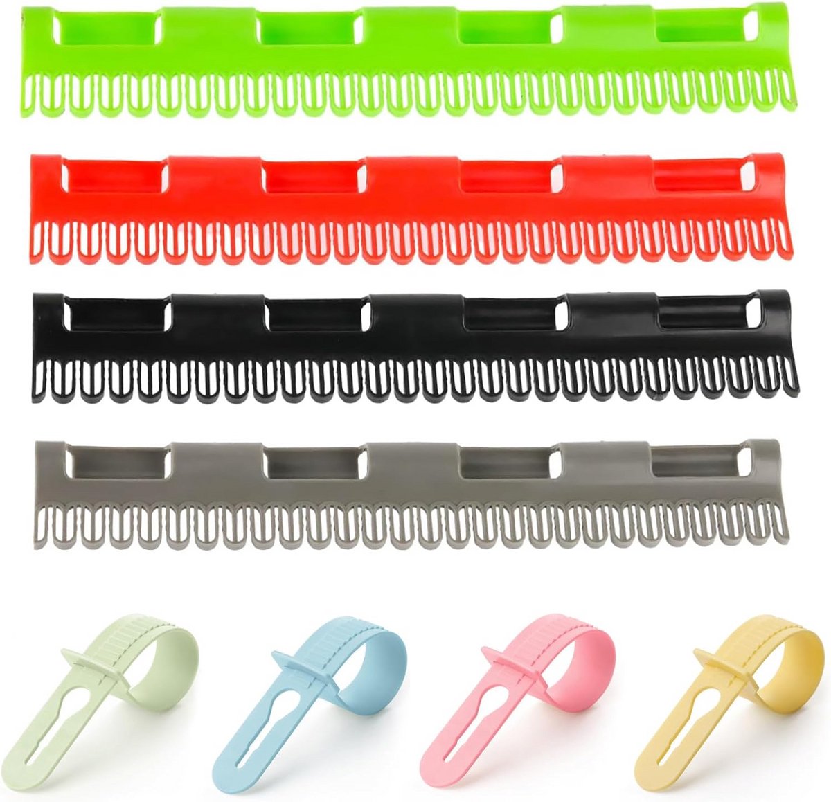 Set van 8 Sokkenhouders voor Wasrek en Droogmolen - Praktische Kledinghanger voor Kleine Items