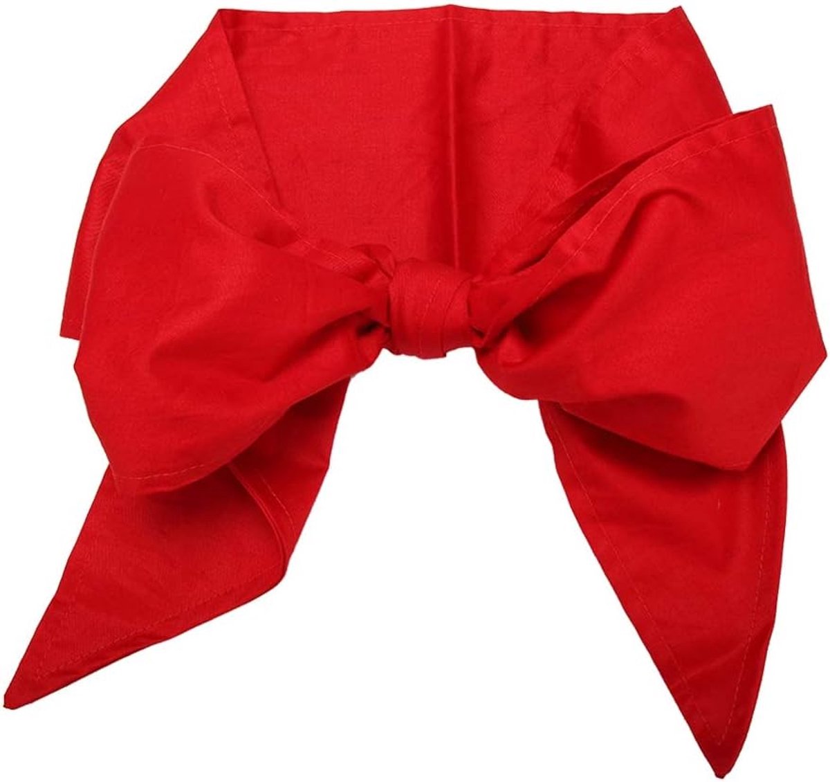 Katoenen Swaddle Wrap - Baby Wikkeldoek - Pasgeboren Fotografie - Grote Strik Detail - 184 x 14 cm - Rood