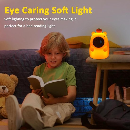 Nachtlampje - Aanraaklamp Sfeerlicht - Kinderslaapkamer Borstvoeding - Oplaadbaar 3 standen - 95 x 67 x 8cm - Meerkleurig — afbeelding 2