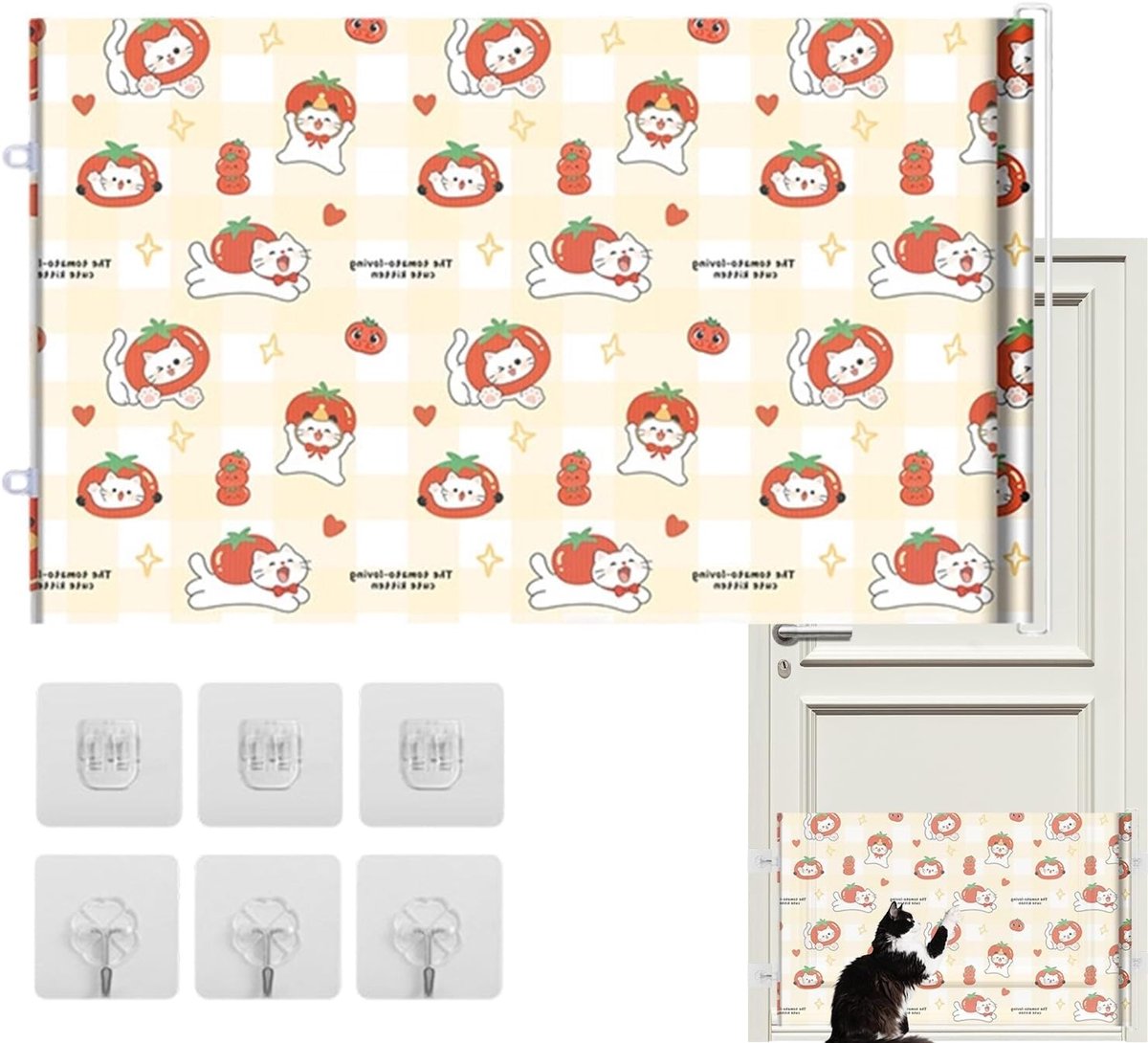 Huisdierenhekje - Afzetting Huisdier - Veilige Doorgang - Snelle Installatie - 78x130cm - Zwart