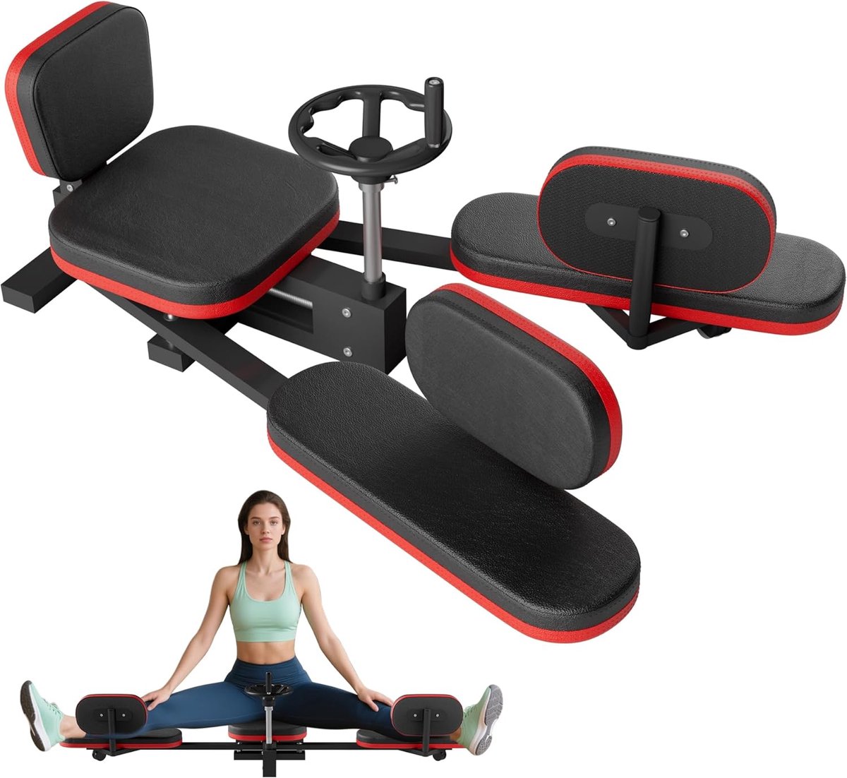 Beenstretcher - Spagattrainer Split Machine - Flexibiliteit Training - Verstelbare Belasting - 100 kg