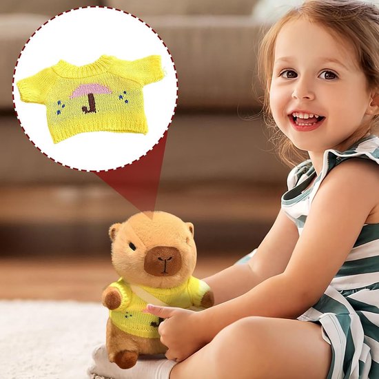 Poppenkleding Accessoires - Knuffeldier Kleding - Fantasie Spelen - Gemakkelijk Aan Te Kleden - 10 x 10 x 1 cm — afbeelding 2