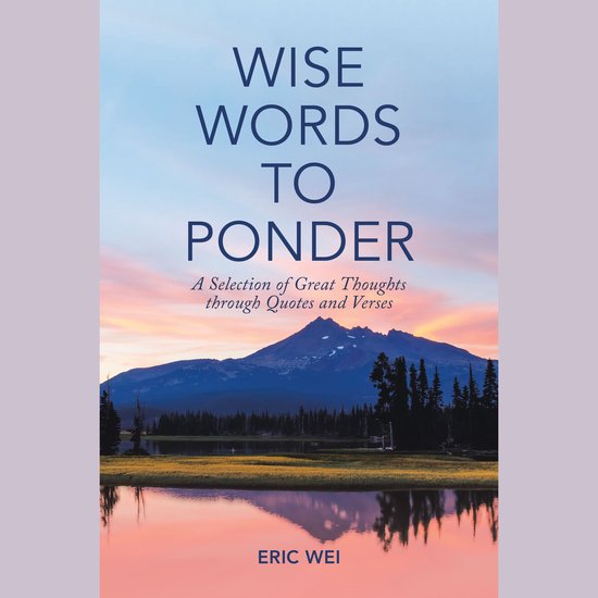 Wise Words to Ponder - cover