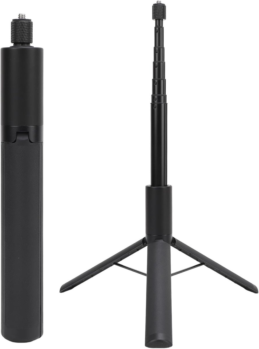 Actiecamera Statief - Selfie Stick - Stabiliteit Opnamen - Verlengbaar & Antislip - 25-120 cm