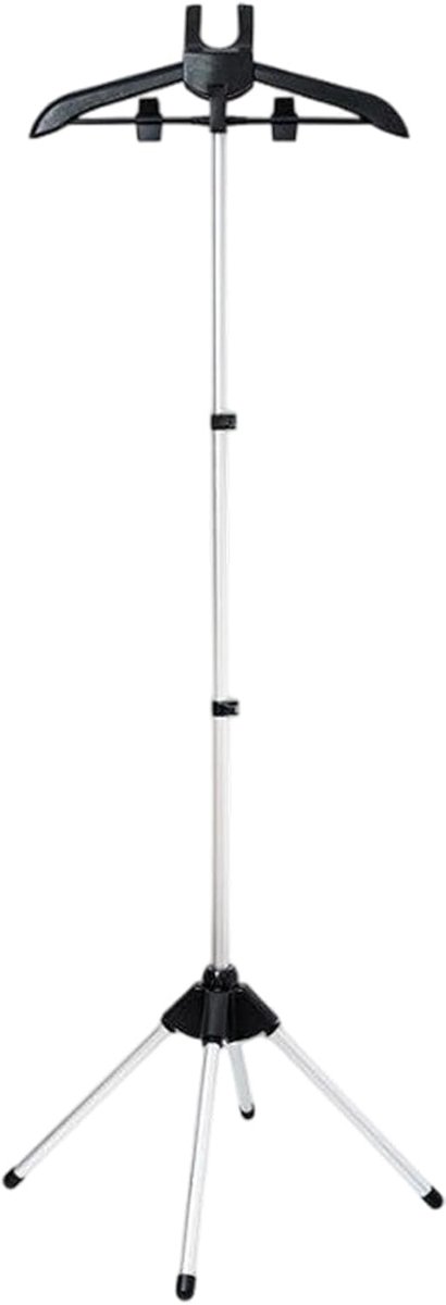 Stoomkledinghouder - Kledingstandaard - Kleding Stomen - Verstelbare Hoogte - 160 cm - Zwart