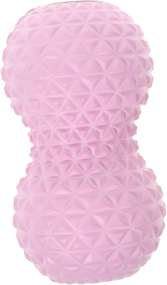 Massagebal Dubbele Bal - Pindabal Nekroller - Spierontspanning Lichaam - Draagvermogen Groter - 17cm Breed - Roze