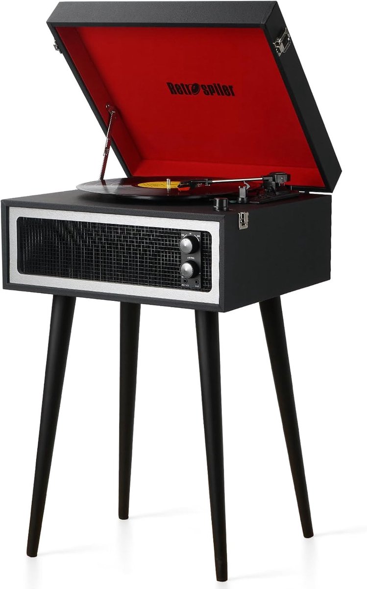 Retro Platenspeler Met Speakers – Ingebouwde Speakers – Platenspeler - lp audio