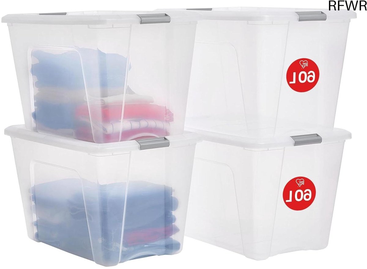 Opbergbak Met Deksel - Opbergdoos - Opbergbox - opruimen
