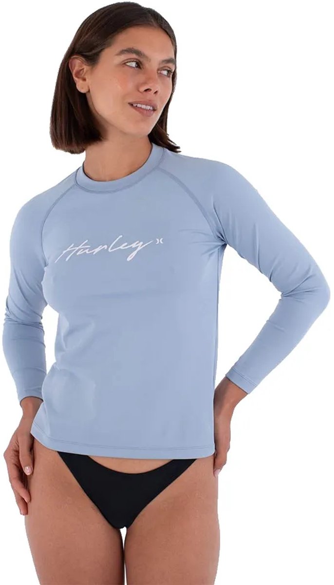 Hurley Wleu00002 Rash Guard Met Lange Mouwen En Volledige Ritssluiting Vrouw Spring Breeze