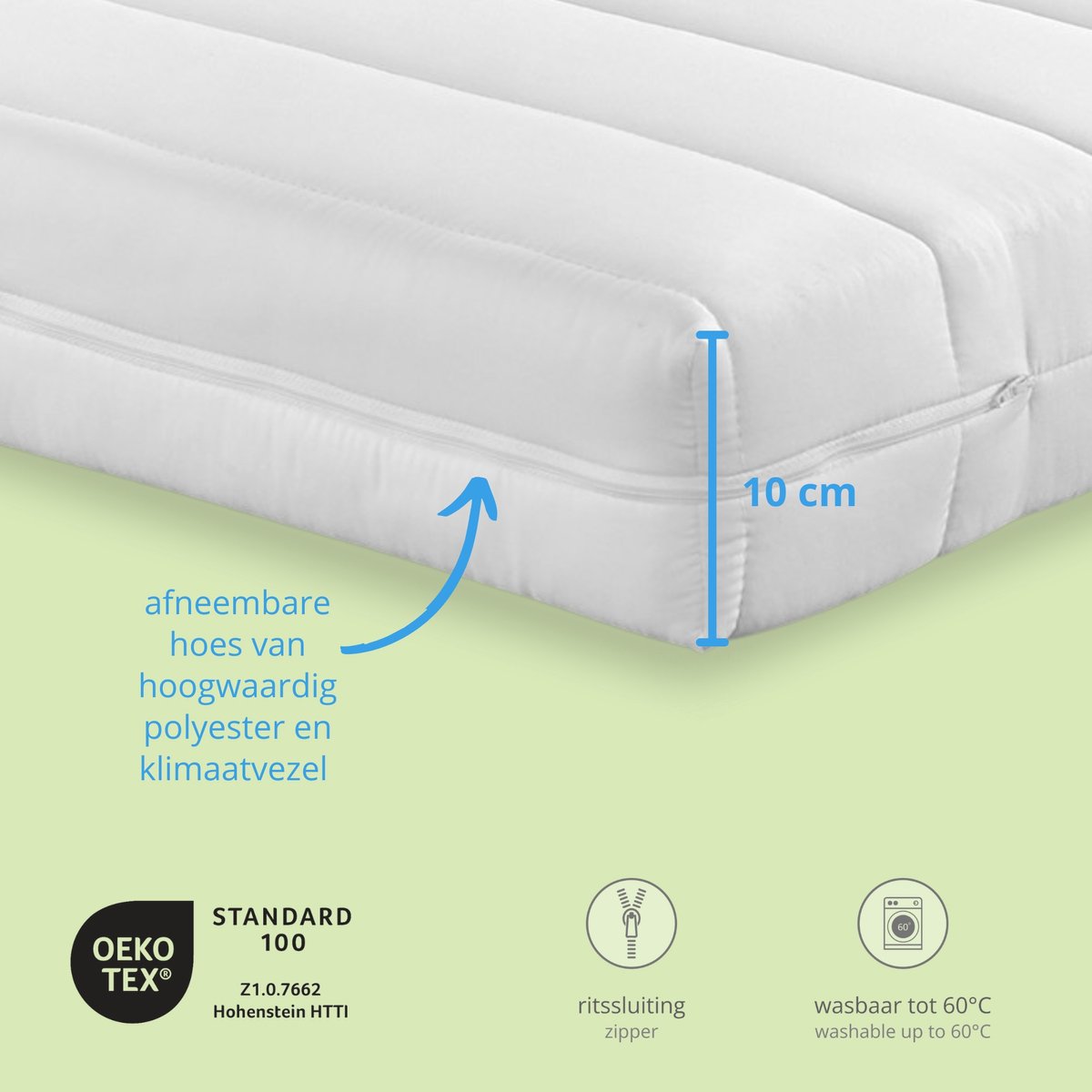 Bodyprotect Comfort Line - matras 160x200 cm koudschuim - hardheid H4 thumbnail 4