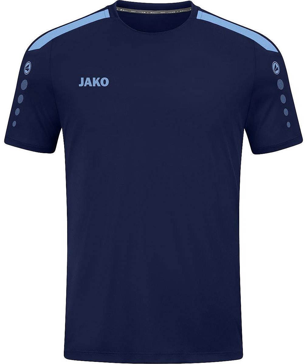 JAKO Shirt Power Korte Mouw Marine-Blauw Maat 4XL