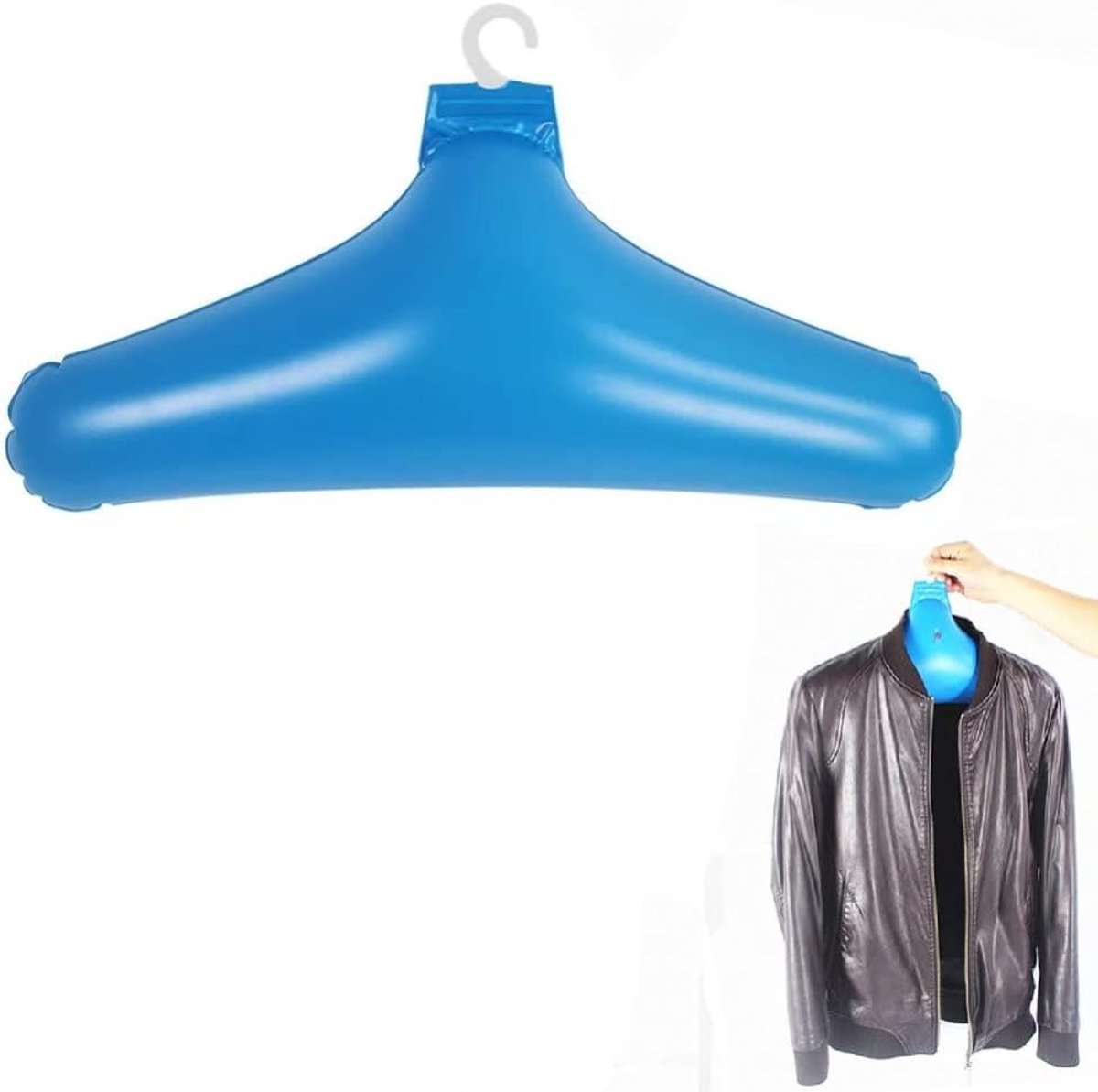 Opblaasbare Hangers - Draagbare Hangers - Reizen Camping - Opvouwbaar PVC - 45x22cm - Blauw
