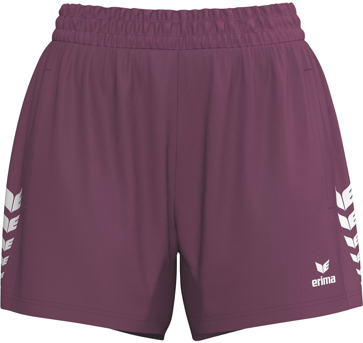 Erima Celebrate 125 Short Dames - Burgundy | Maat: 44