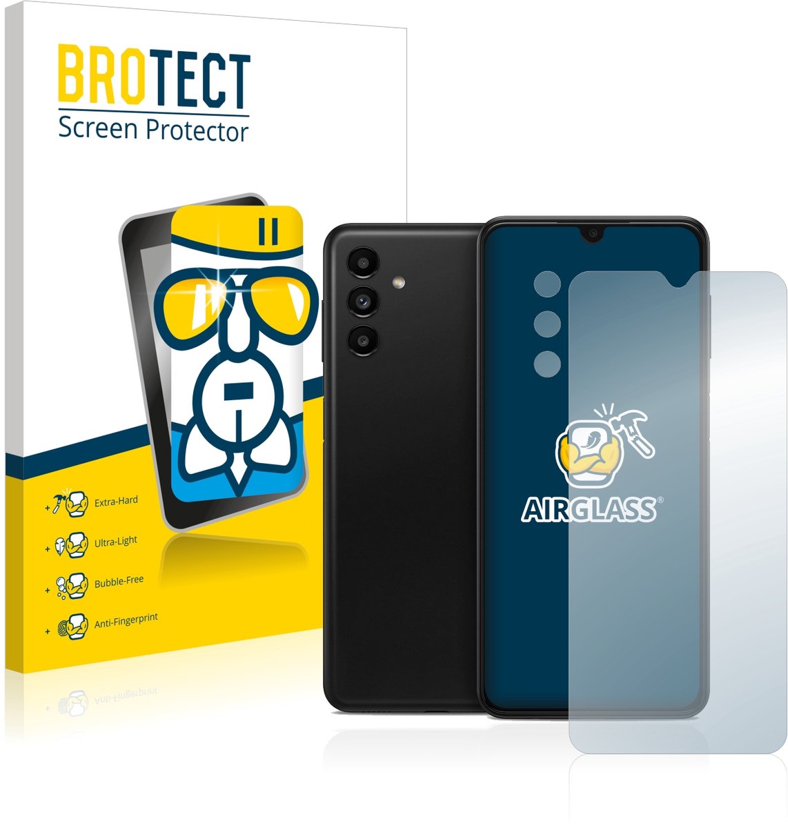 Screenprotector voor Samsung Galaxy A13 5G (Voor+Camera) Beschermglas transparant