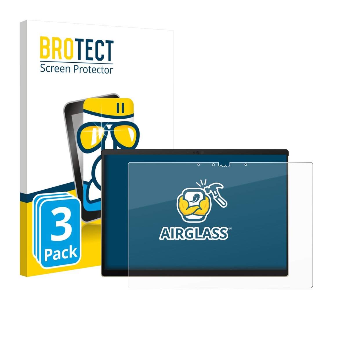 Screenprotector 3 Stuks voor ASUS ROG Flow Z13-KJP 2026 Beschermglas transparant