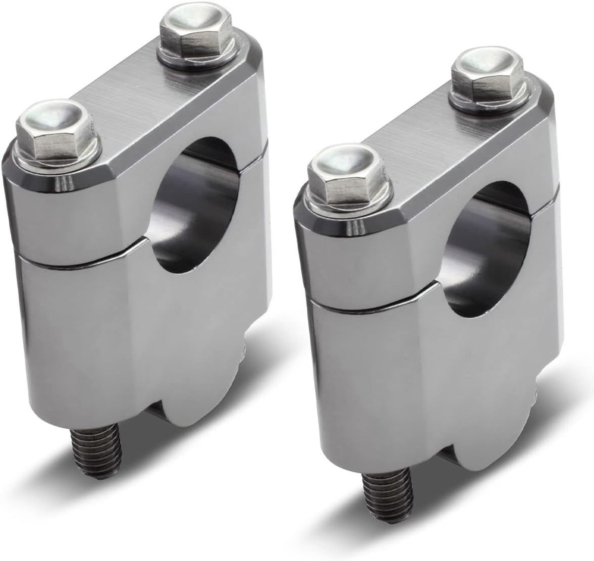 Stuurbrug Verhoging - Stuur Riser - Fiets Comfort - Universele Pasvorm - 30 mm Verhoging - Zilver