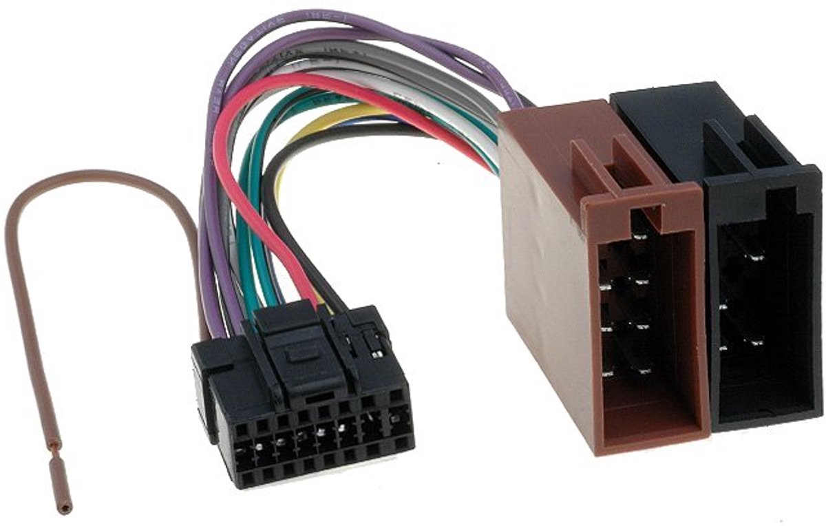ISO kabel geschikt voor Sony autoradio - 22,5x10mm - 16-pins - 0,15 meter