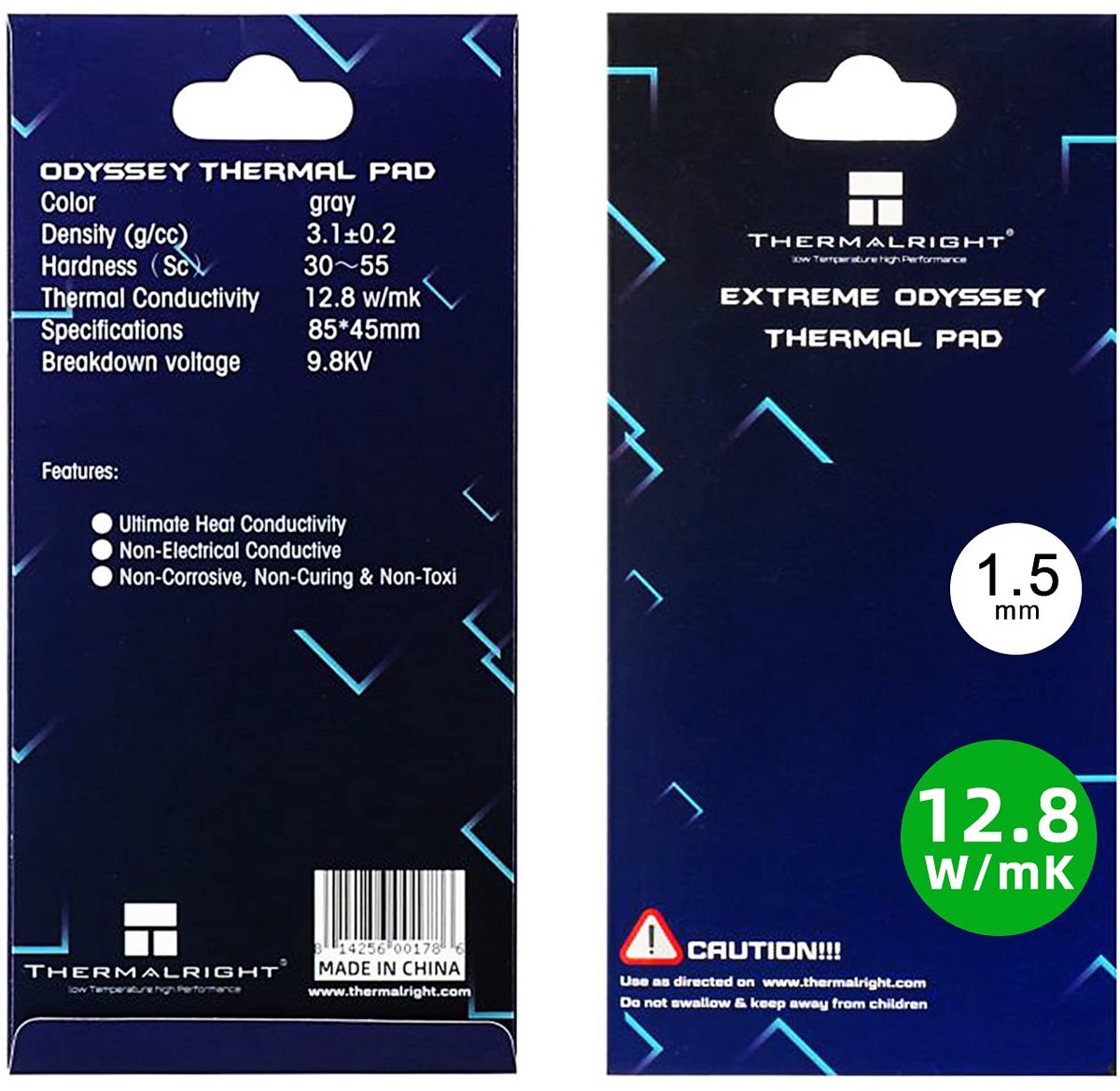 Hoogwaardige Thermische Koelpad 1,5 mm voor CPU, GPU, SSD en PS5