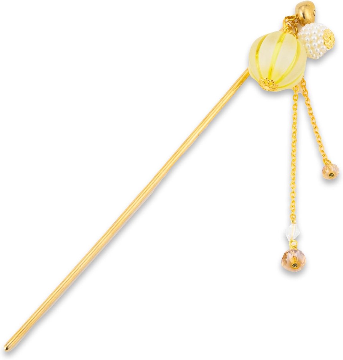 Japanse Kanzashi Haarspeld met Kralen - Stijlvolle Haarstick voor Dames