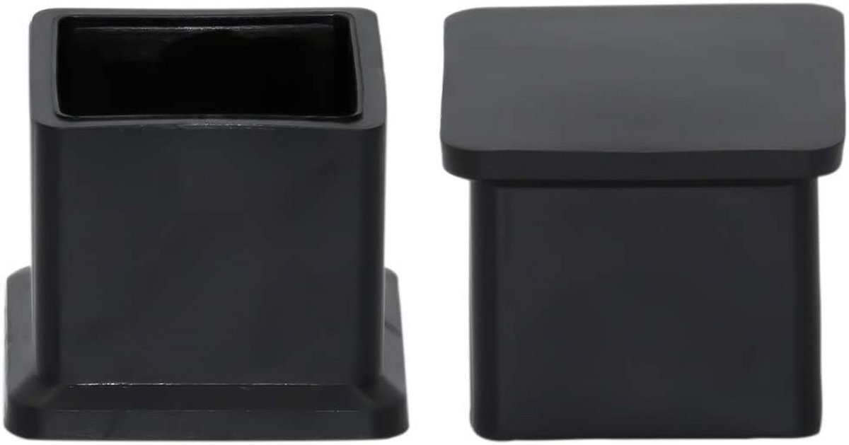 8x Stukken Vierkante Stoelpoot Doppenset - Krasvrije PVC Beschermers voor Meubels en Tafels (22mm)