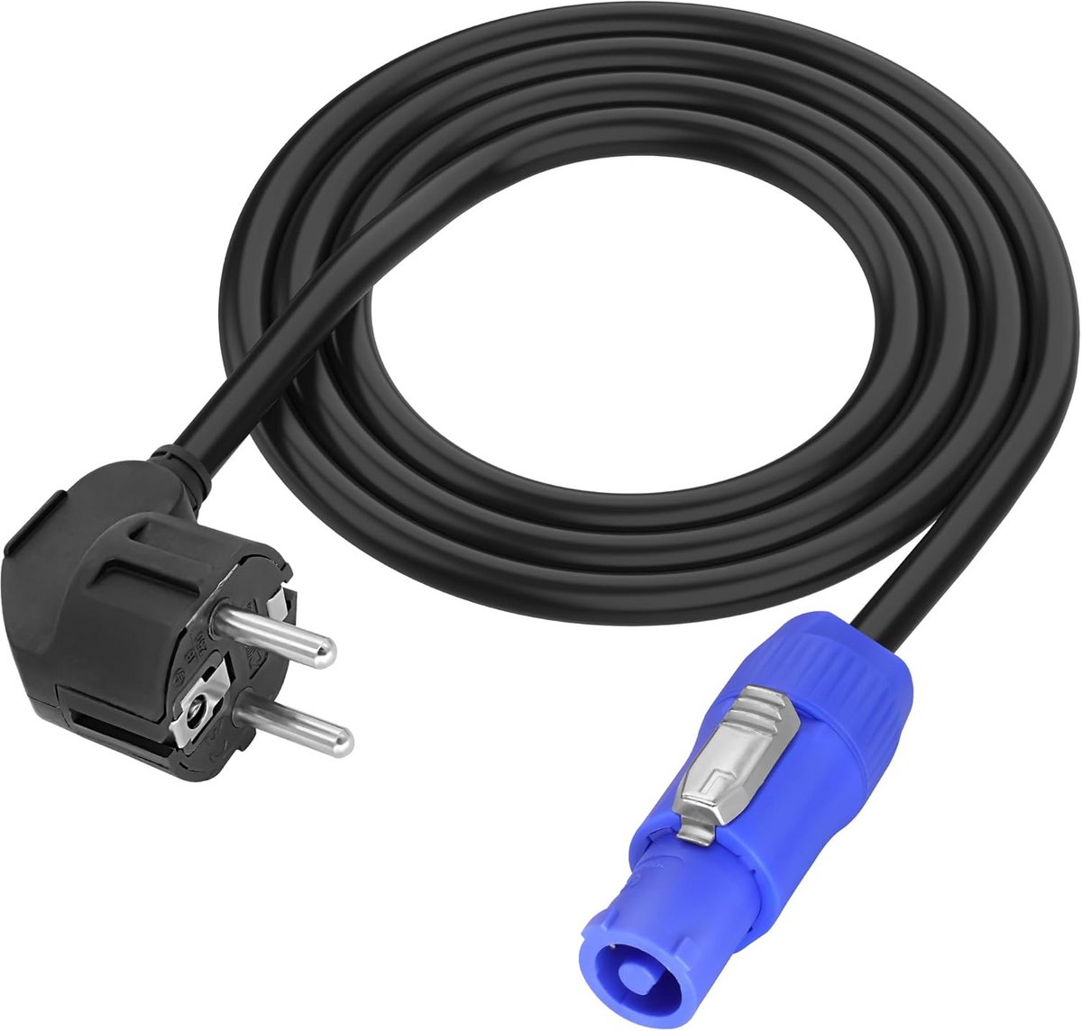 Stekkerkabel 20A van EU naar Powercon Geschikt voor Podiumverlichting en Audioapparatuur