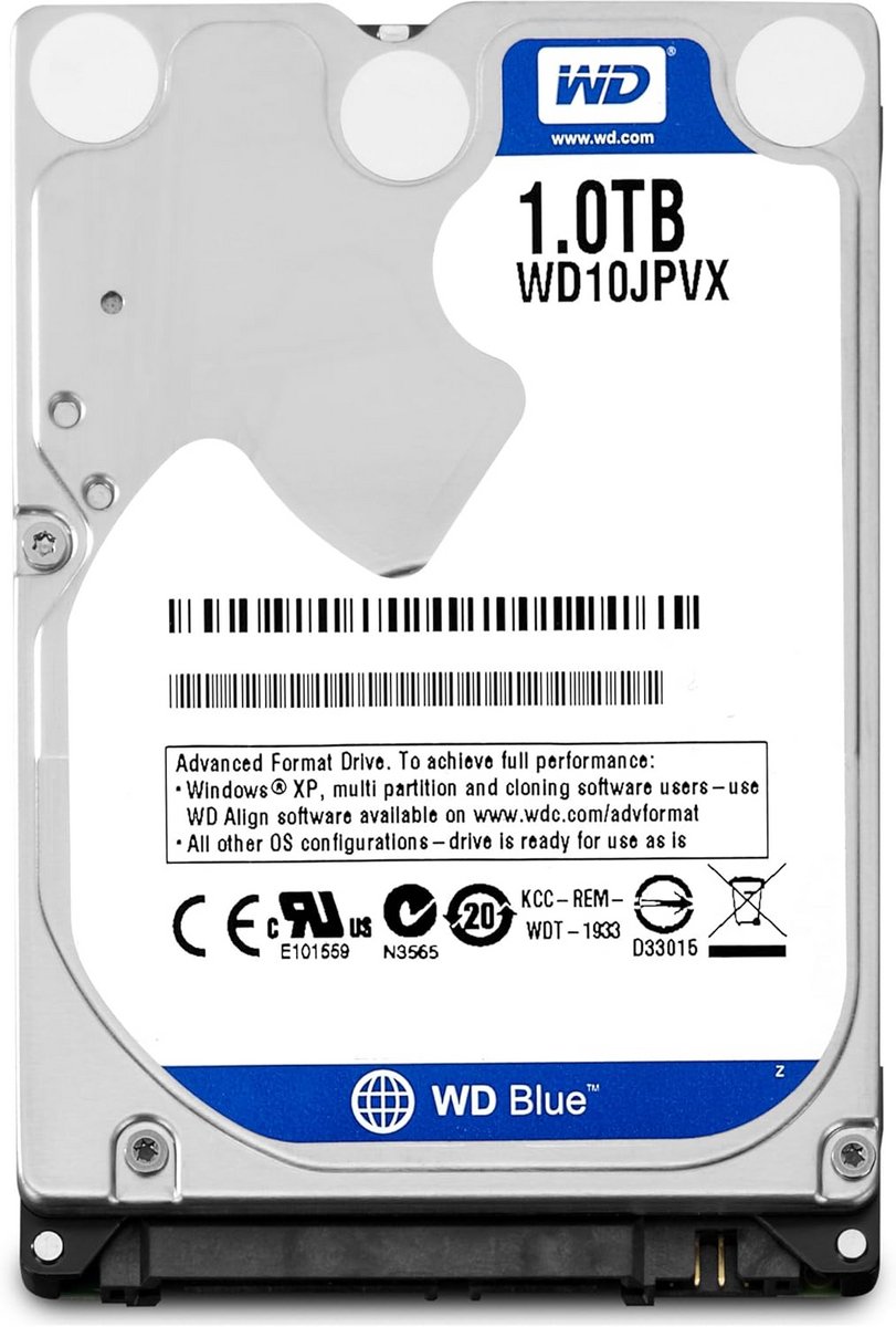 Interne Harde Schijf 1TB 2.5 inch SATA voor Laptop en PC