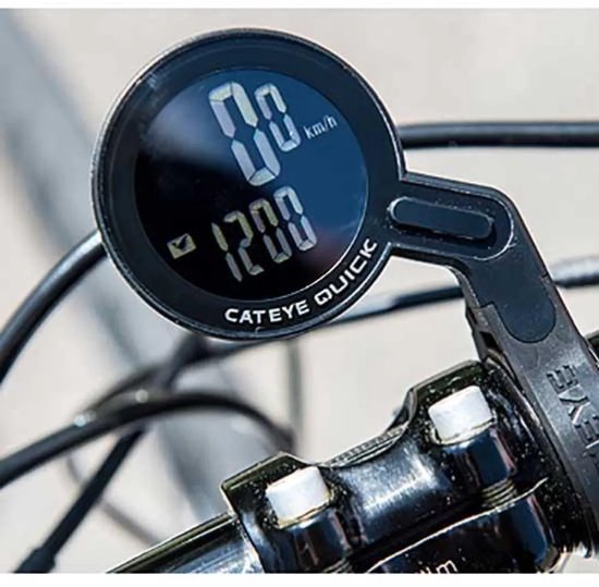 CatEye Quick CC-RS100W Fietscomputer - Draadloos - Zwart van CatEye — afbeelding 4