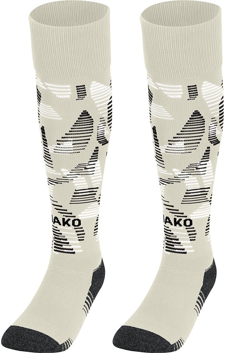 Jako Sonic Voetbalkousen - Off White / Zwart / Wit | Maat: 35-38