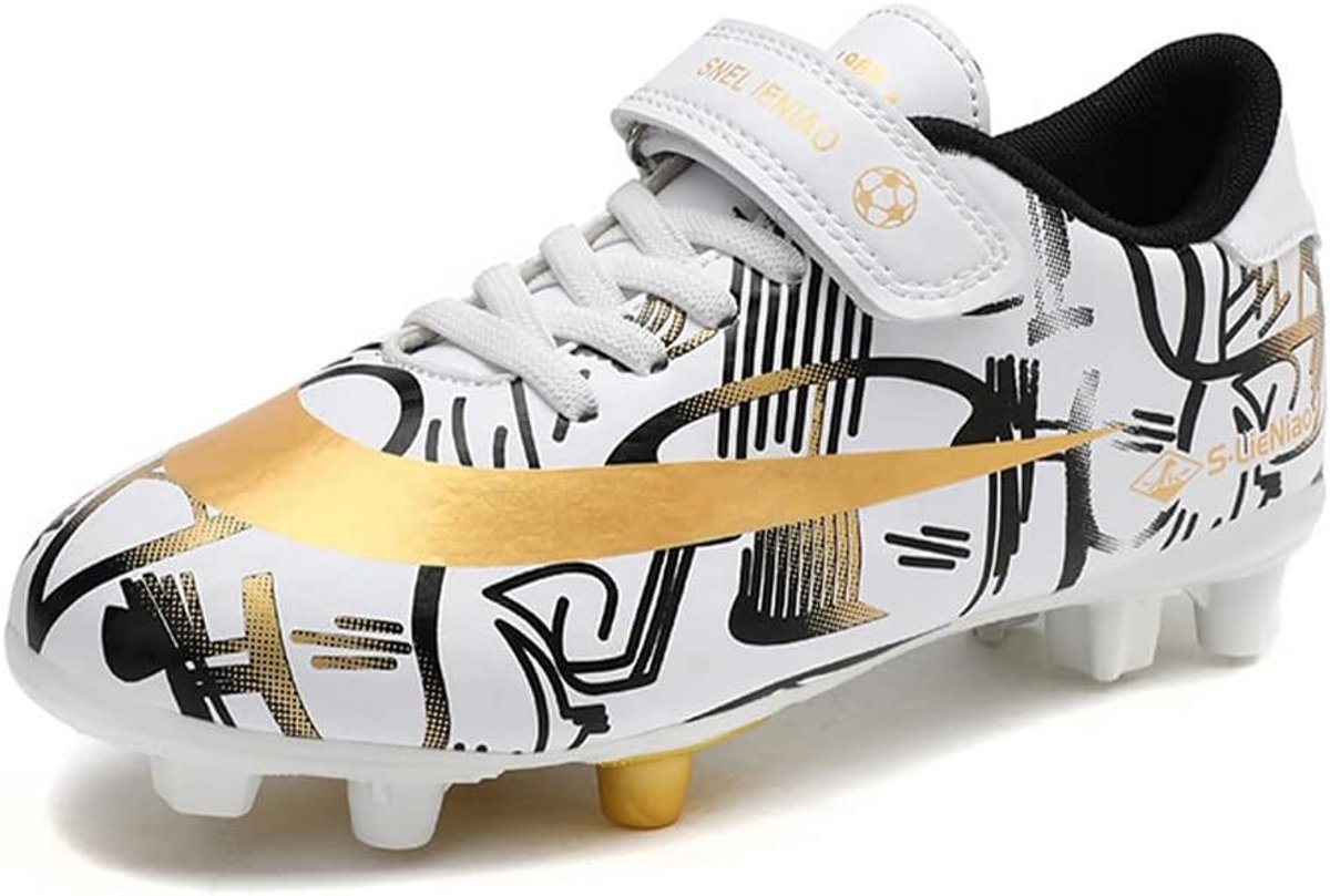 Hoge Kindervoetbalschoenen Unisex - Ademende Sneakers voor Buiten Sport