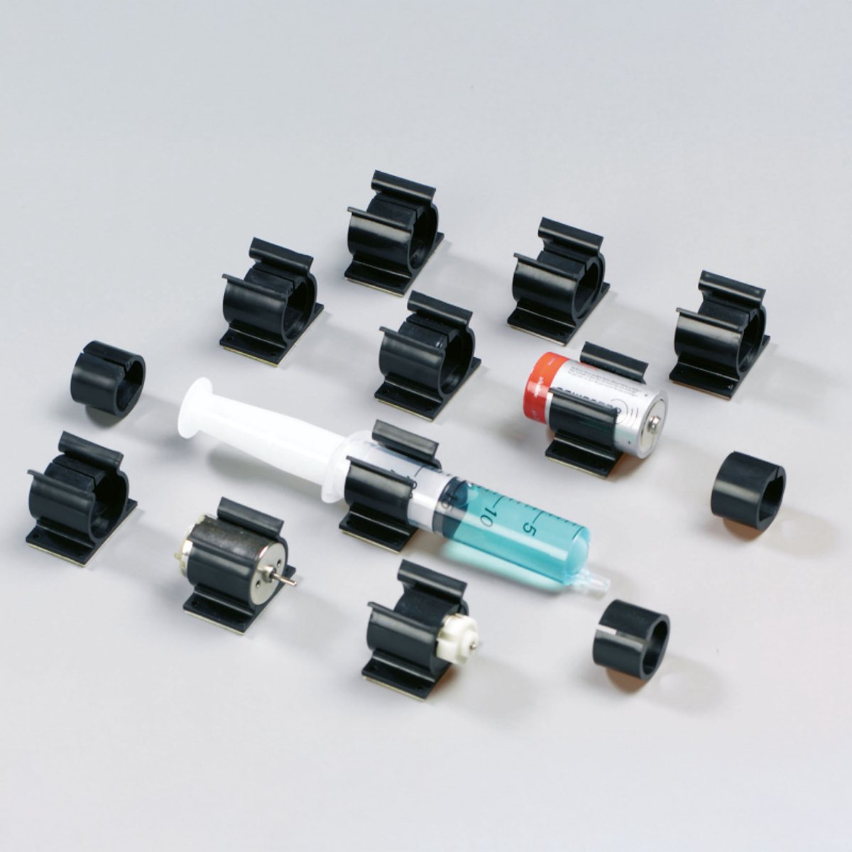 TickiT universele montageclip speelgoed - set van 10 stuks.