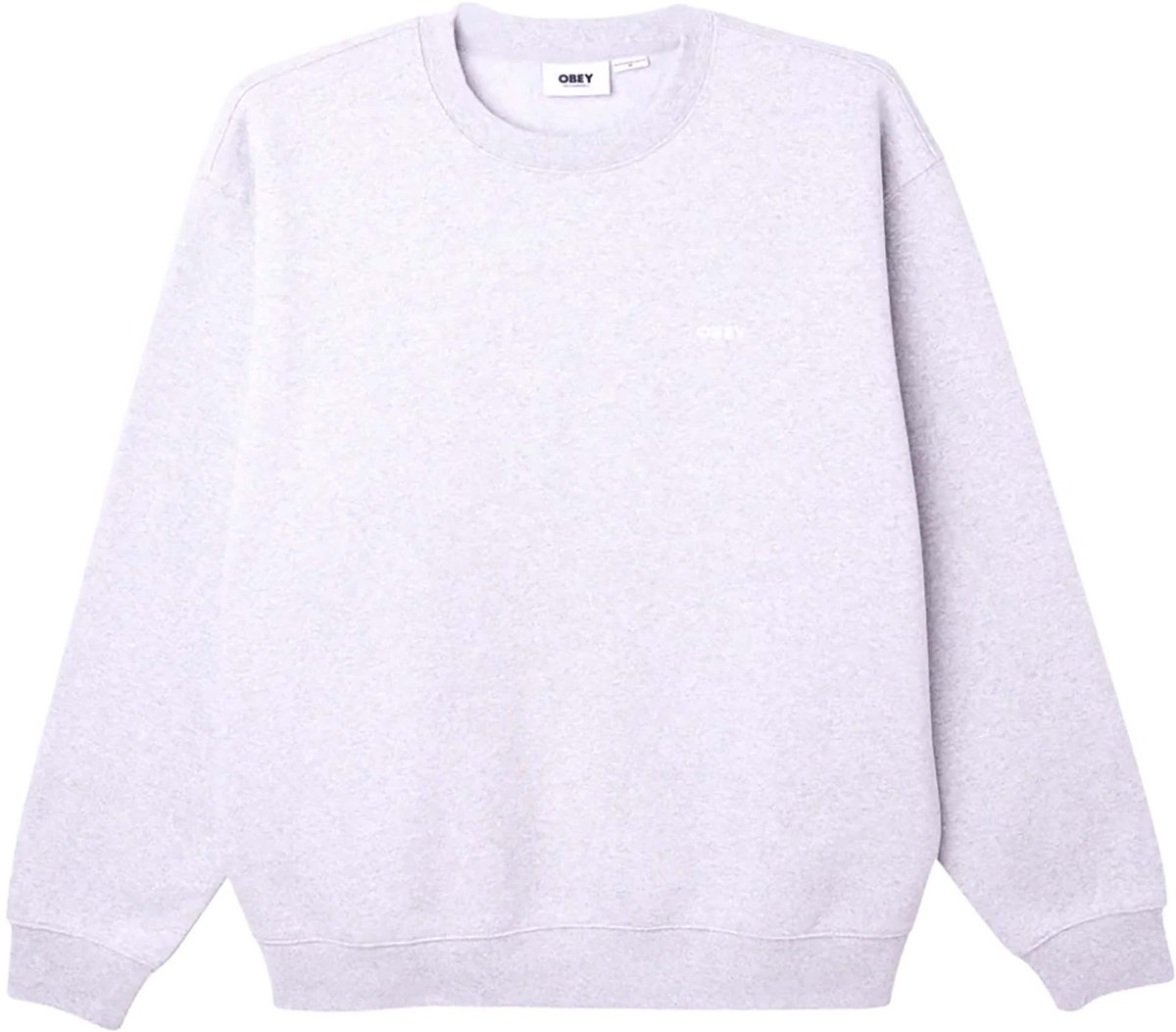 Obey Sweater Vastgestelde Werken Bold Crew Ii Fleece - Fashion Wear - Volwassen