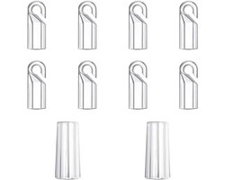 10 Stks Clear Plastic Herders Haak Mouw Verticale Blind Wand Vervanging Onderdelen Kit met Haak en Grip