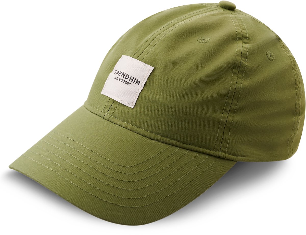 Groene zachte pet van nylon
