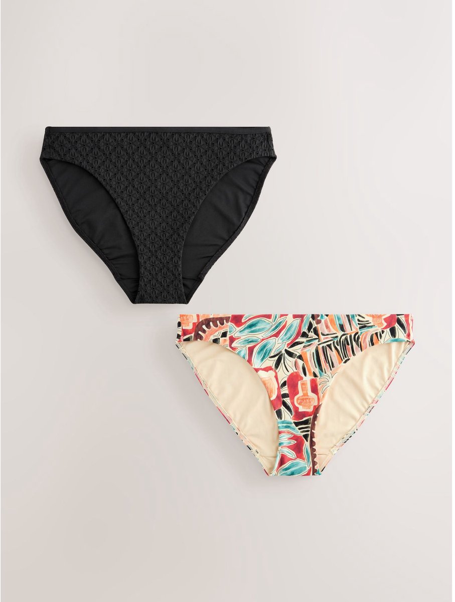 Next - Dames - Set van 2 bikinislips - Rood