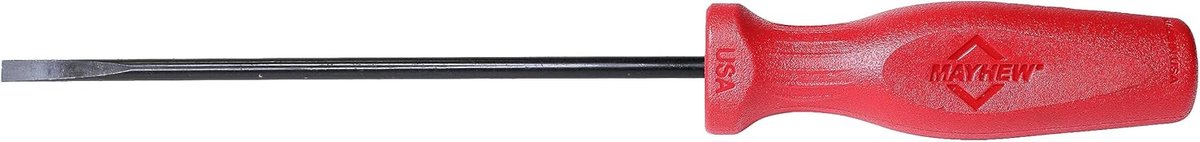 Sleufschroevendraaier - Precisie Gereedschap - Auto Reparatie - Ergonomisch Handvat - 1/4 x 1-1/2 Inch - Rood