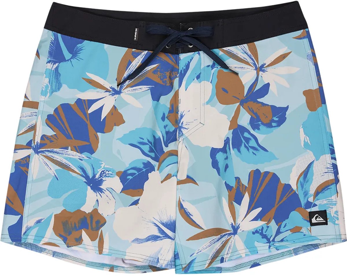 Quiksilver Surfsilk Kaimana Printed 16´´ Zwembroek 36 Man Aqua Interact Floral