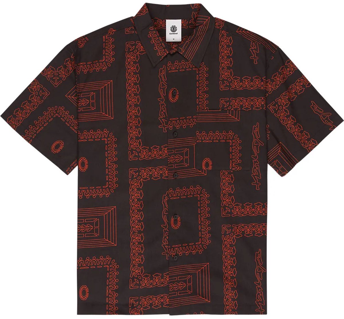 Element Elywt00204 Regular Fit Overhemd Met Korte Mouwen S Man Outofframe
