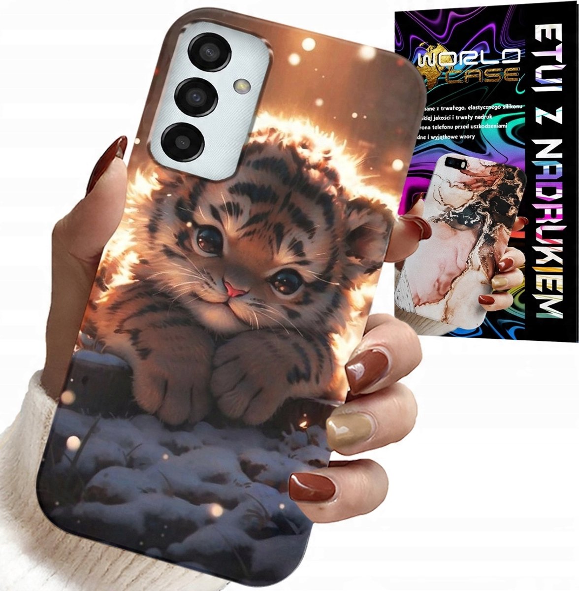 HOESJE VOOR SAMSUNG GALAXY M13 4G - MET EEN LEUKE TIJGERPRINT